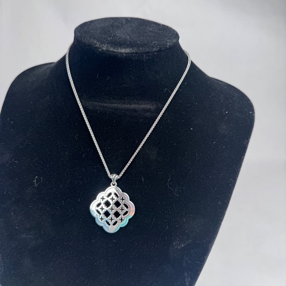 Brighton Octavia Necklace Silver Plated Pendant